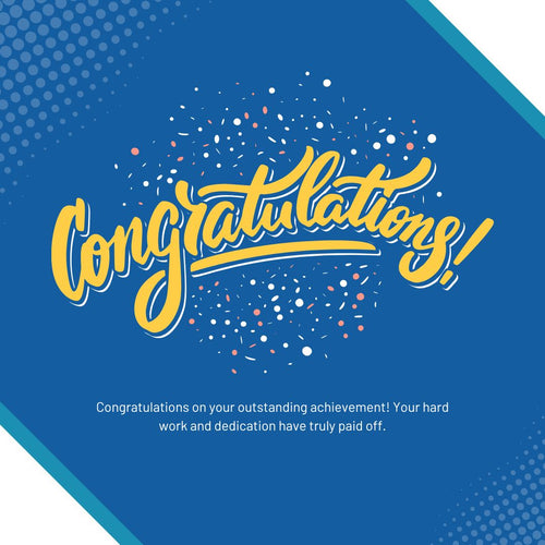 #1 Brownie Greeting - Congratulations