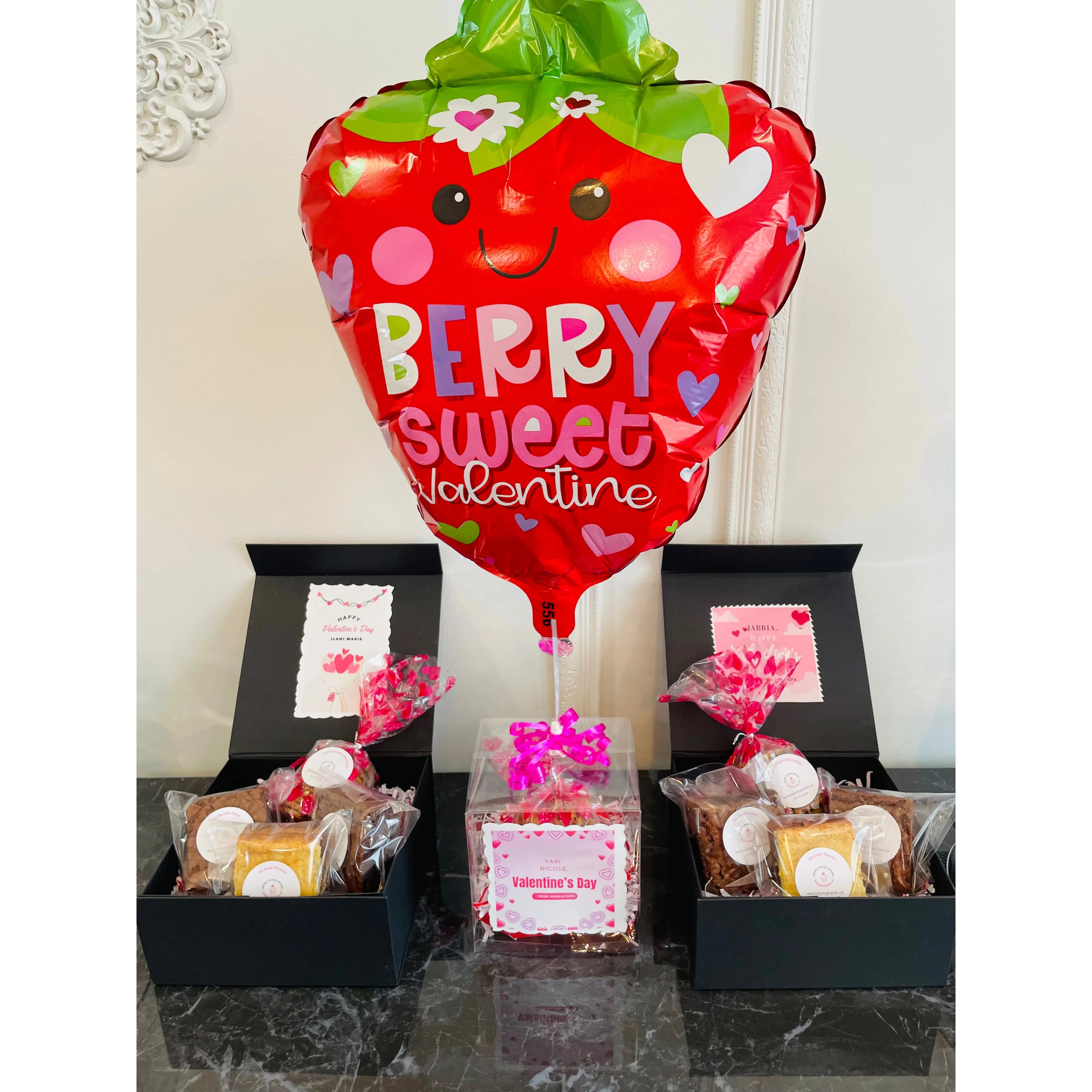 Gift Box - Ballloon & Cookies, Clear