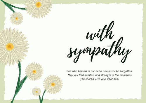 #1 Brownie Greeting - Sympathy