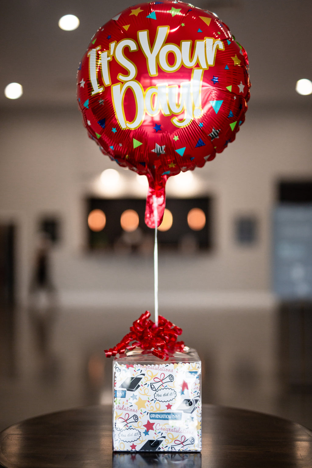 Gift Box - Ballloon & Cookies, Clear