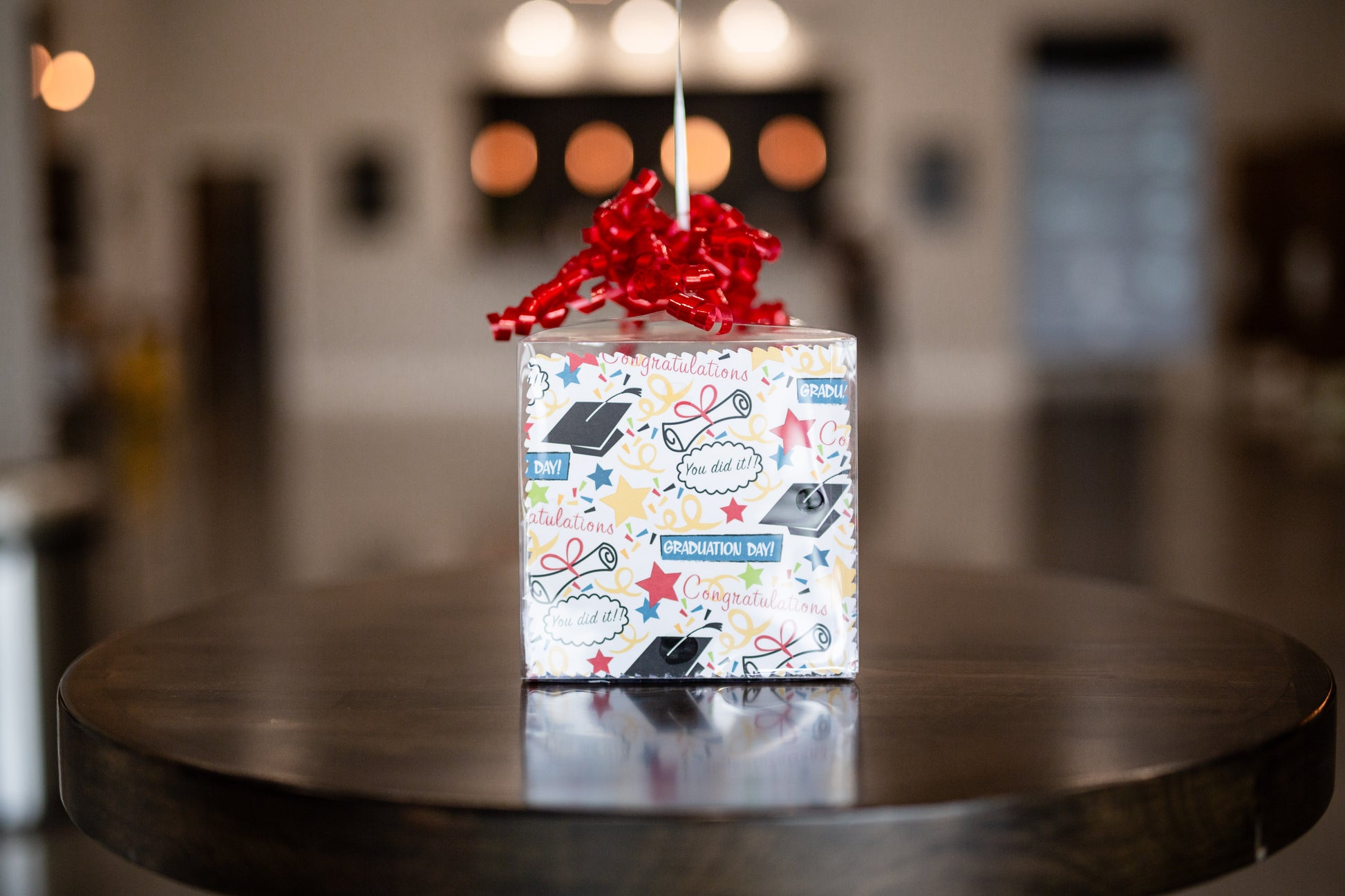 Gift Box - Ballloon & Cookies, Clear