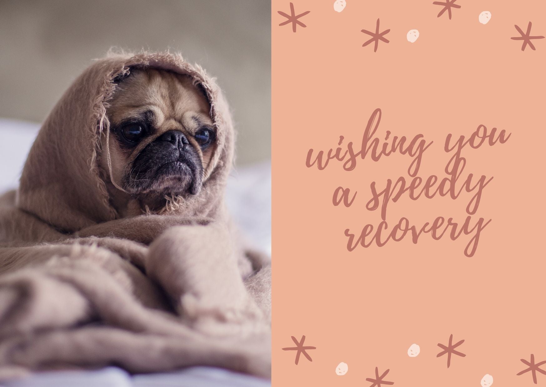 #1 Brownie Greeting - Get Well Soon
