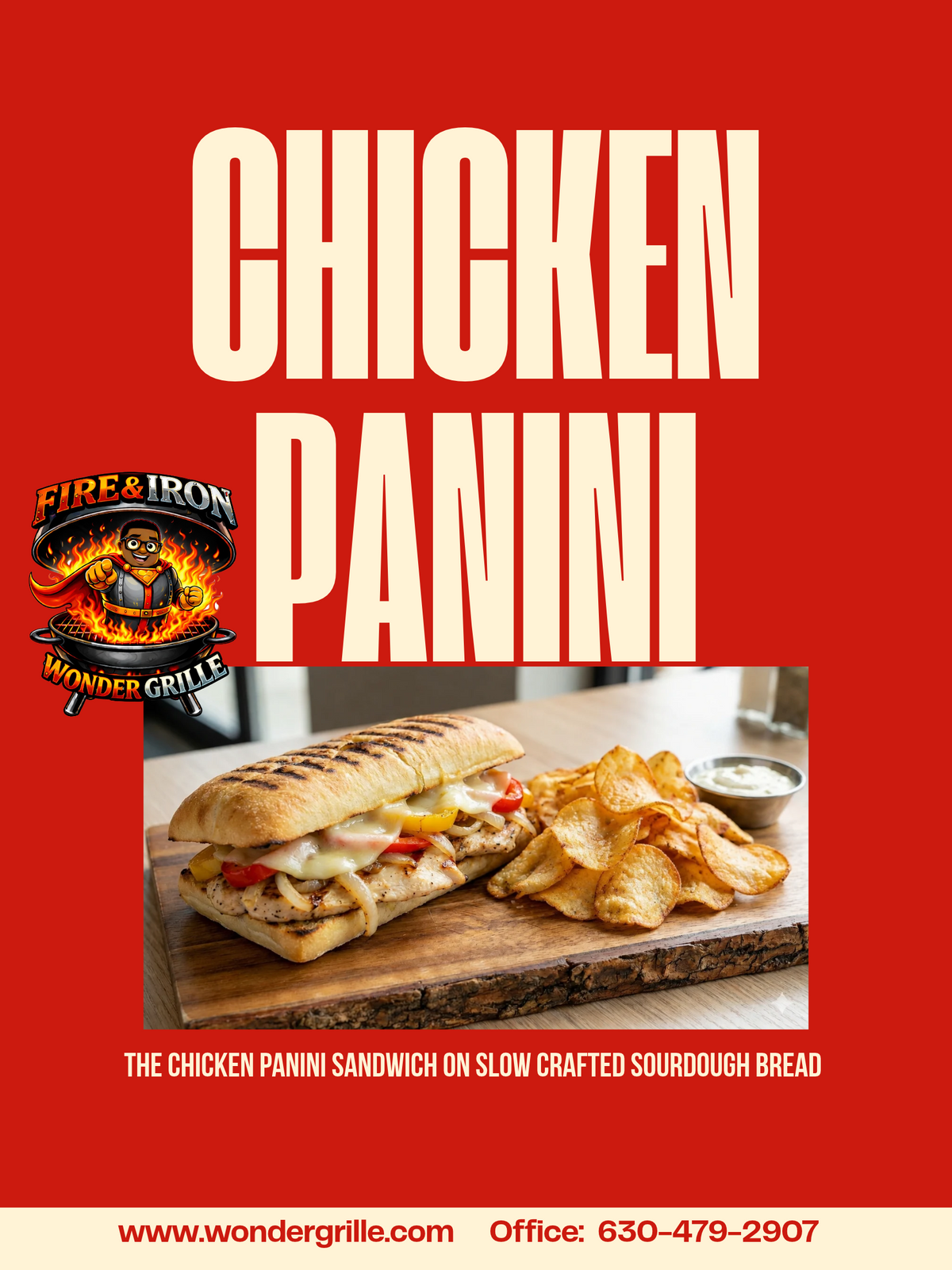 Catering: Ultimate Group Lunch: Chicken Panini Sandwiches